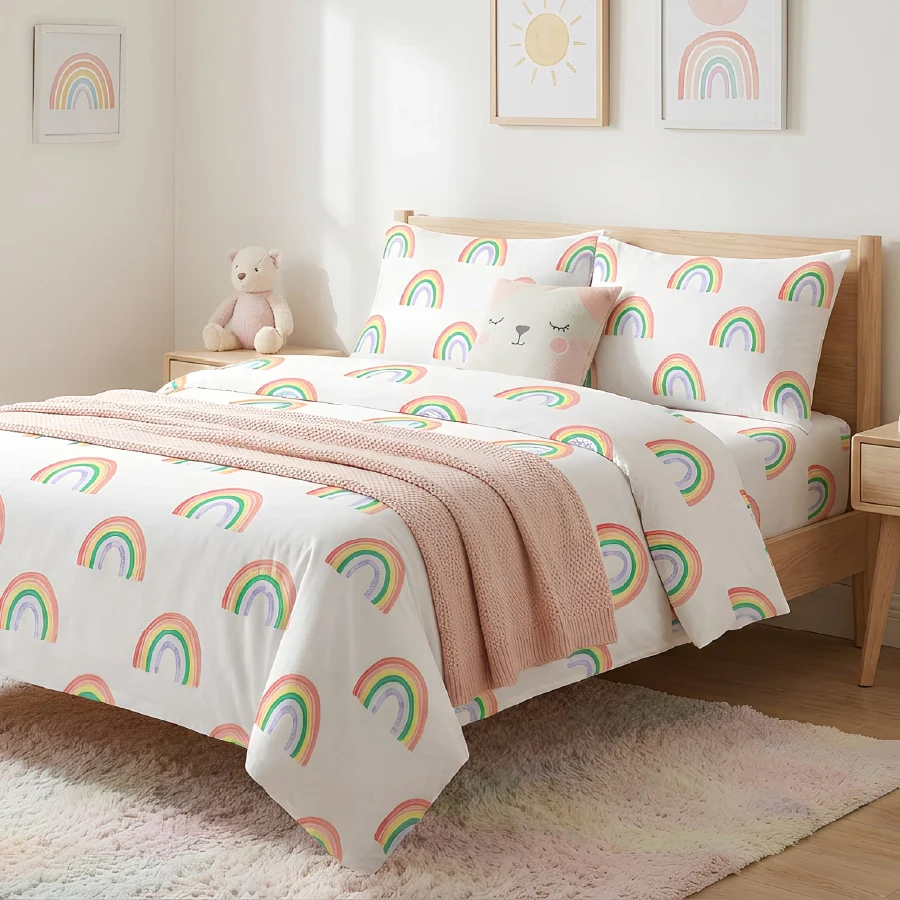 Quilt / AC Comforter | Size: Double | Rainbow Sprinkles - Image 3