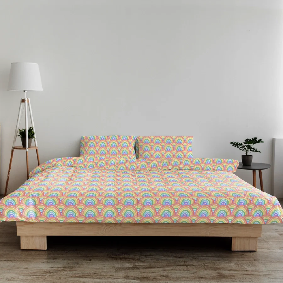 Quilt / AC Comforter | Size: Double | Sunbeam Smiles - Image 3