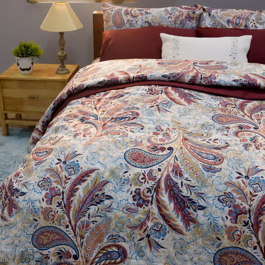 Comfort Bundle | Bedsheet Set with Quilt & Pillows | Parsely Bohemian - Image 2