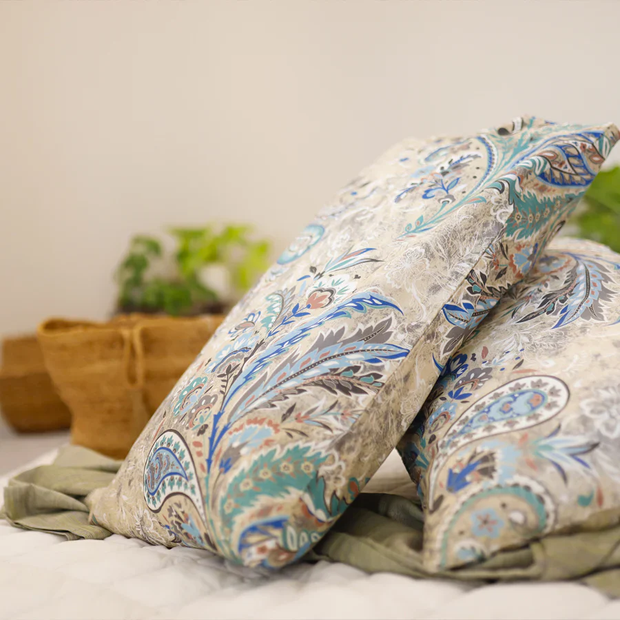 Comfort Bundle | Bedsheet Set with Quilt & Pillows | Parsely Bohemian - Image 9