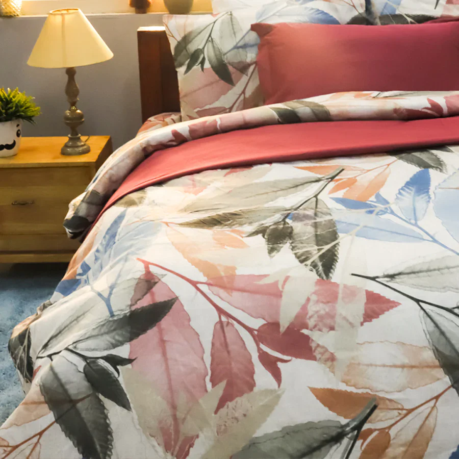 Comfort Bundle | Bedsheet Set with Quilt & Pillows | Spring Time Pastel - Image 2