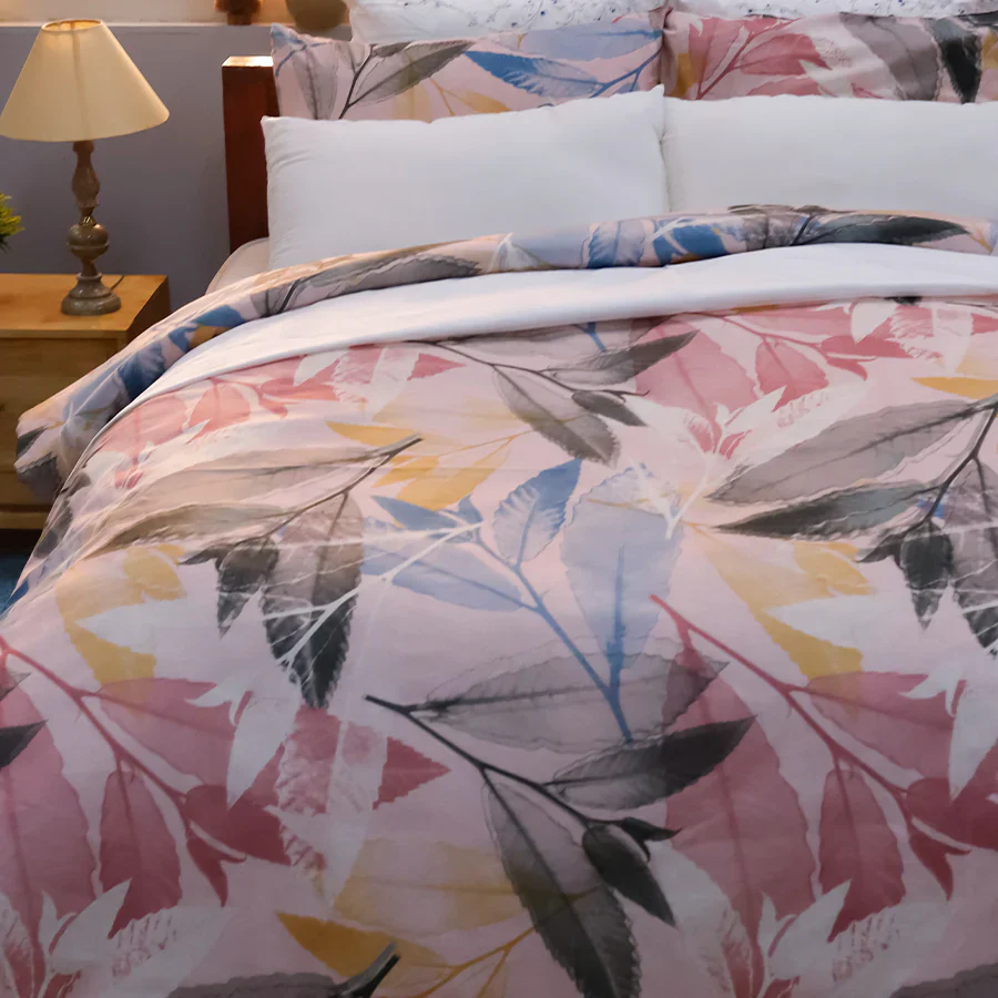 Comfort Bundle | Bedsheet Set with Quilt & Pillows | Spring Time Pastel - Image 7