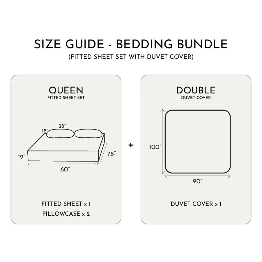 Bedding Bundle | Bold Floral Jacquard | 100% Cotton Fitted Bedsheet Set with Duvet Cover | 300TC - Image 14