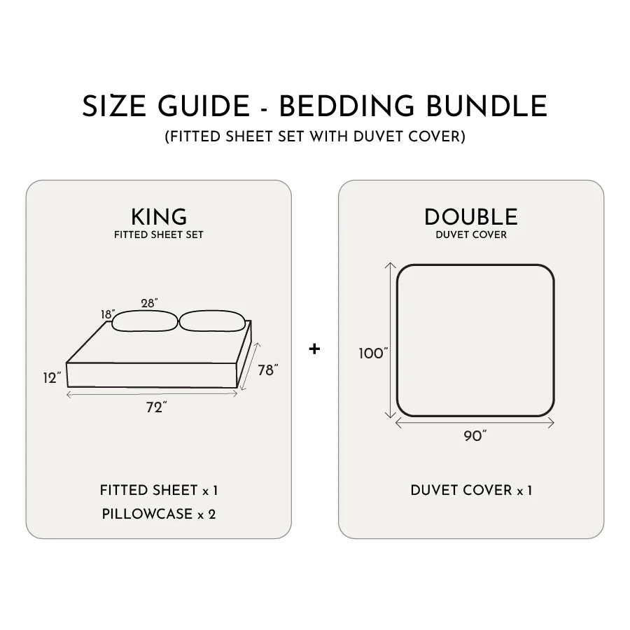 Bedding Bundle | Bold Floral Jacquard | 100% Cotton Fitted Bedsheet Set with Duvet Cover | 300TC - Image 7