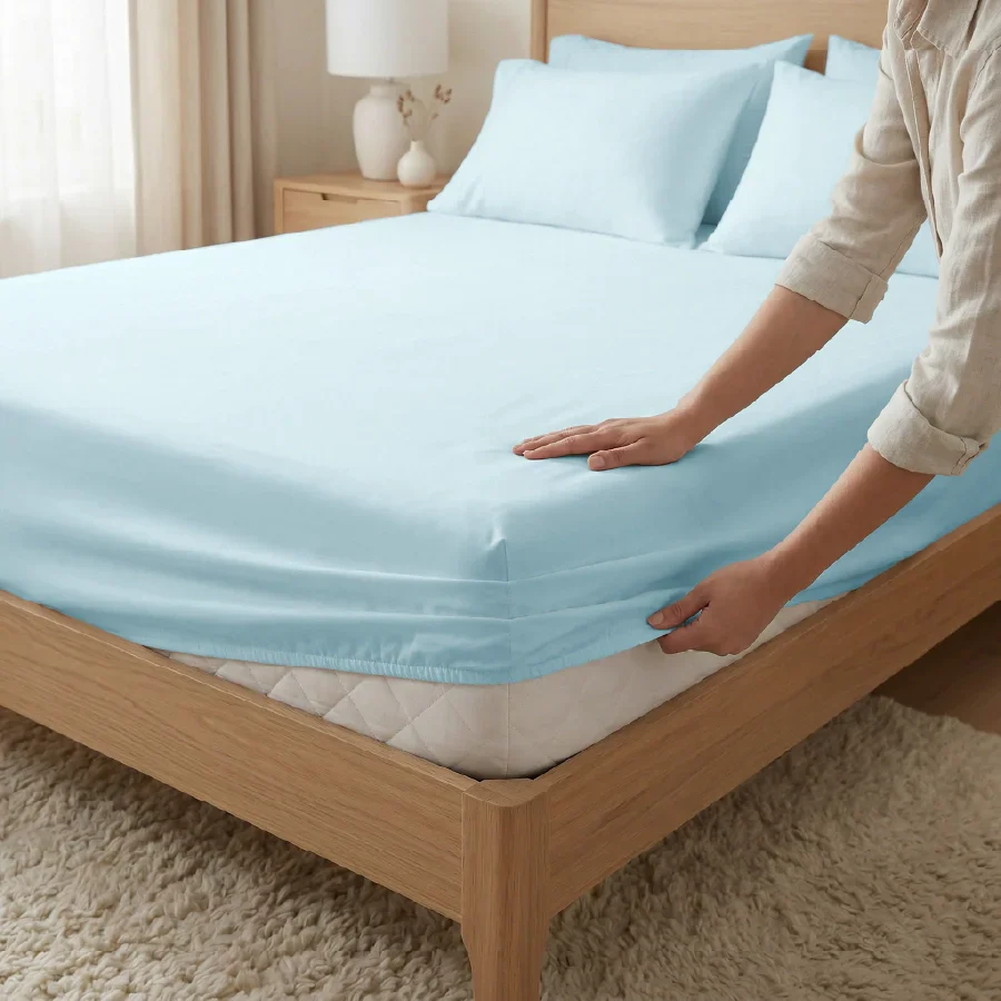 Bedding Bundle | 1000TC Fitted Bedsheet Set with Duvet Cover - Image 14