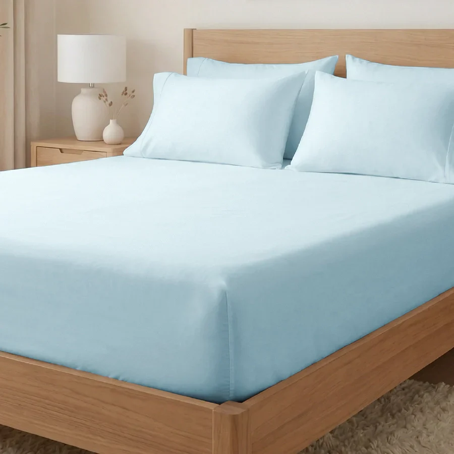 Bedding Bundle | 400TC Fitted Bedsheet Set with Duvet Cover - Image 3