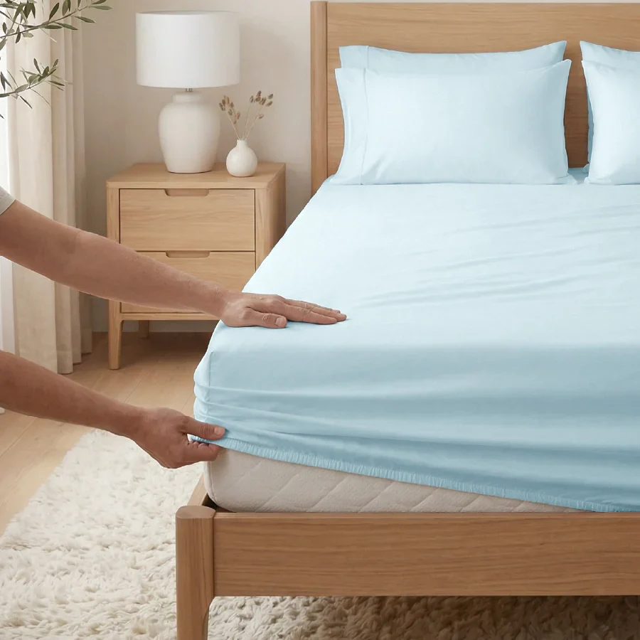 Bedding Bundle | 400TC Fitted Bedsheet Set with Duvet Cover - Image 4