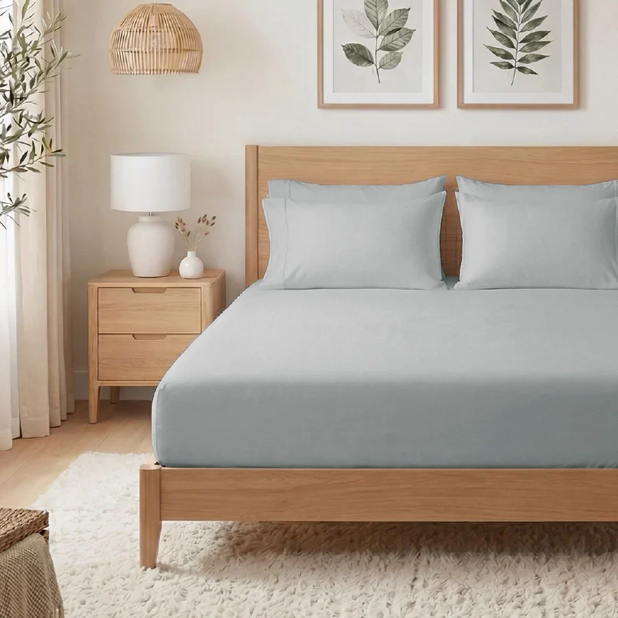 Bedding Bundle | 400TC Fitted Bedsheet Set with Duvet Cover - Image 47