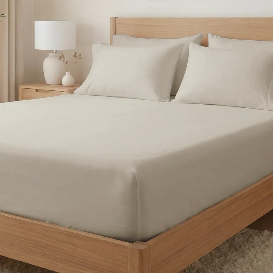 Bedding Bundle | 400TC Fitted Bedsheet Set with Duvet Cover - Image 57