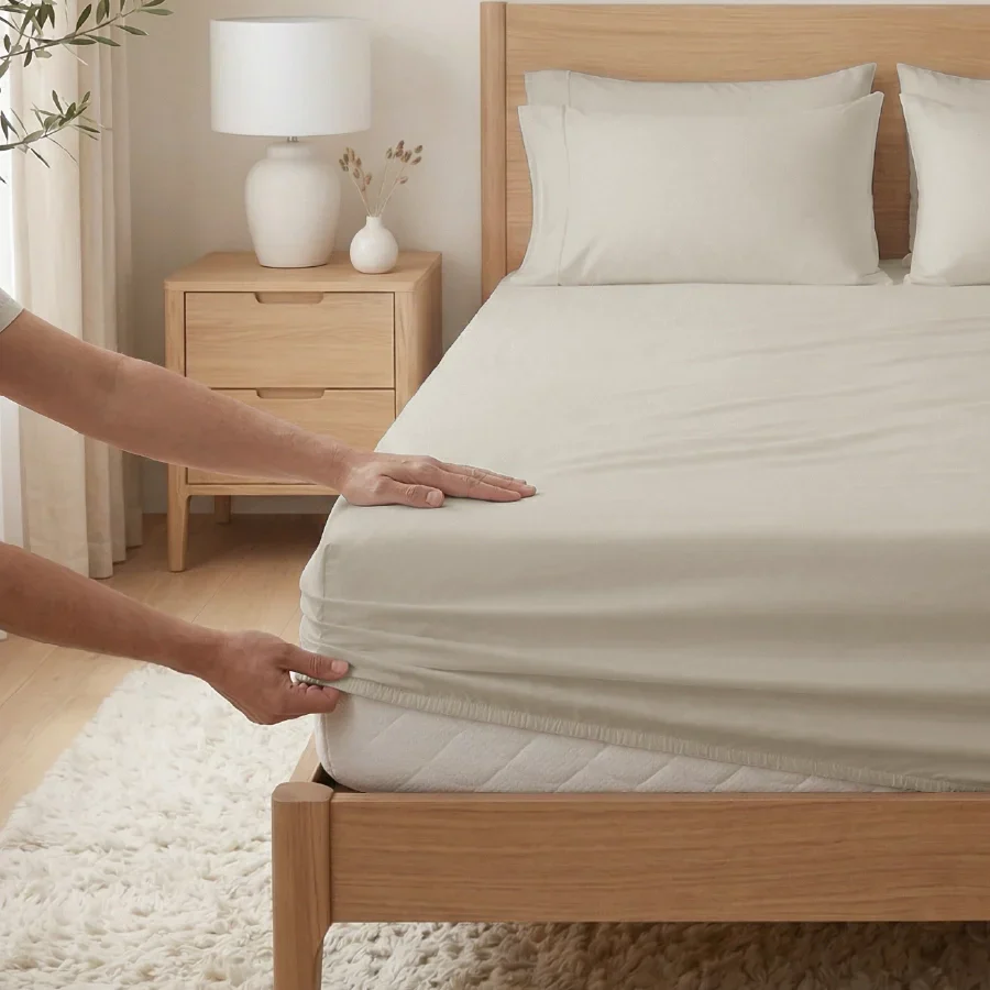 Bedding Bundle | 400TC Fitted Bedsheet Set with Duvet Cover - Image 58