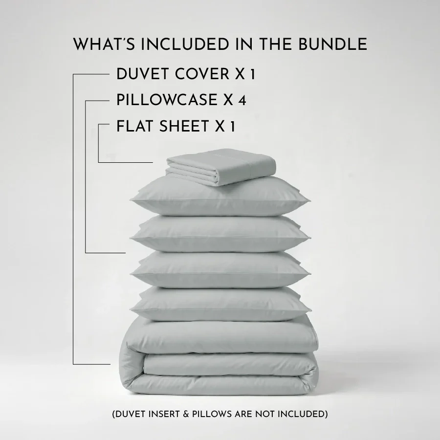 Bedding Bundle | 1000TC Bedsheet Set with Duvet Cover - Image 22