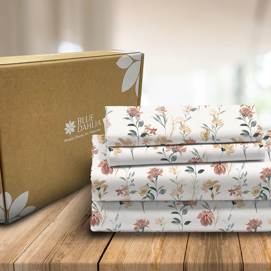 Bedding Bundle | Fitted Bedsheet Set with Duvet Cover | Wild Bloom - Image 2