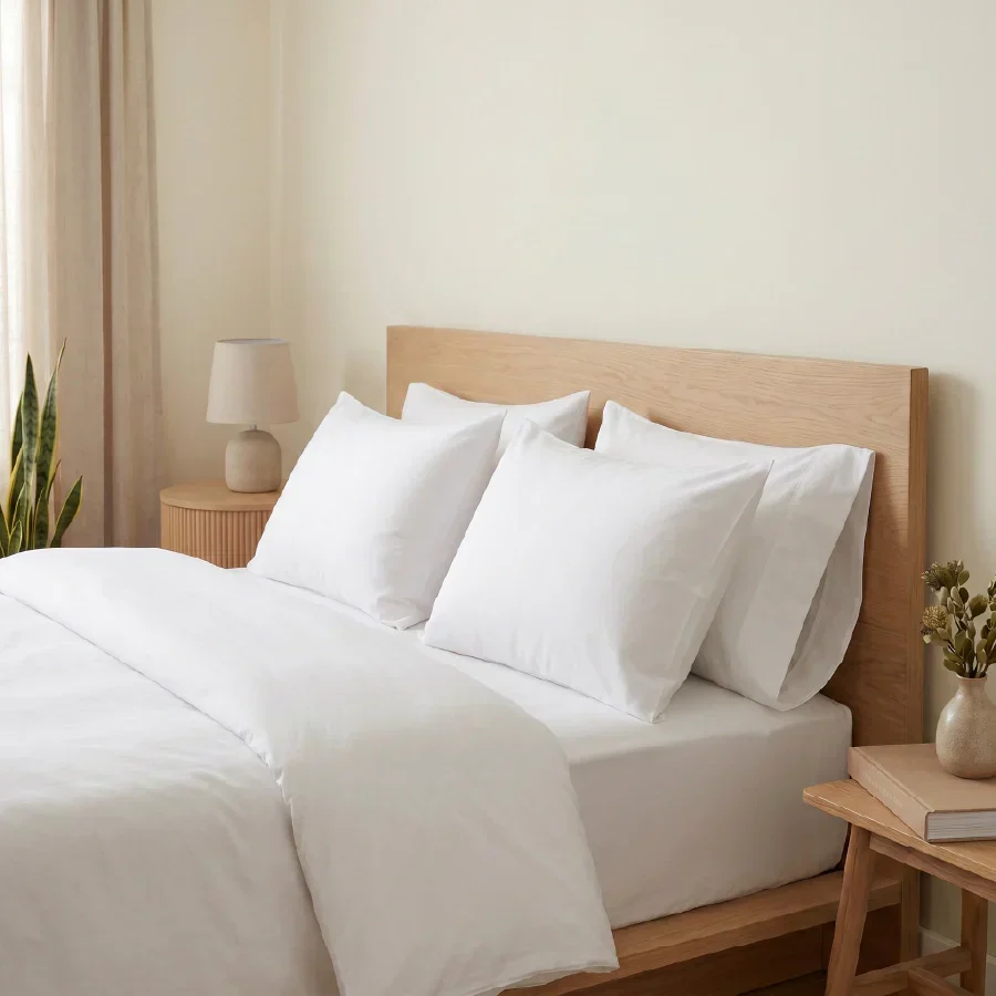 Bedsheet Set | 200TC Percale | 100% Cotton Single Size Bedsheet + 1 Pillow Case - Image 12