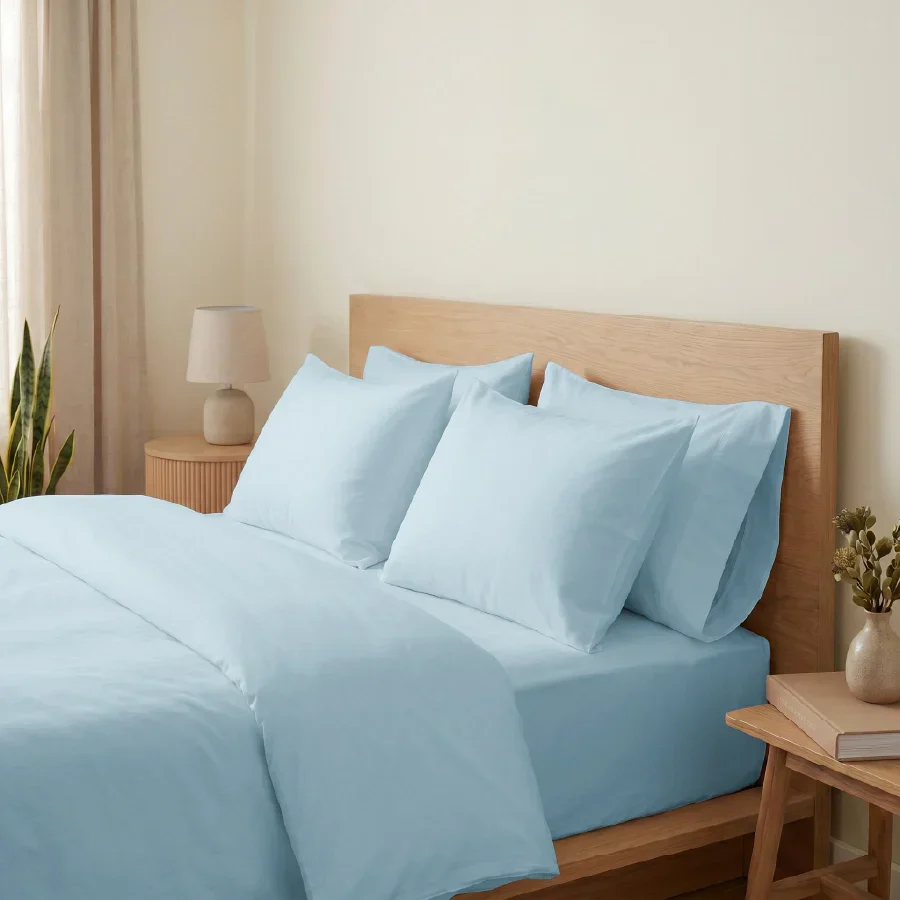 Bedsheet Set | 200TC Percale | 100% Cotton Single Size Bedsheet + 1 Pillow Case - Image 4