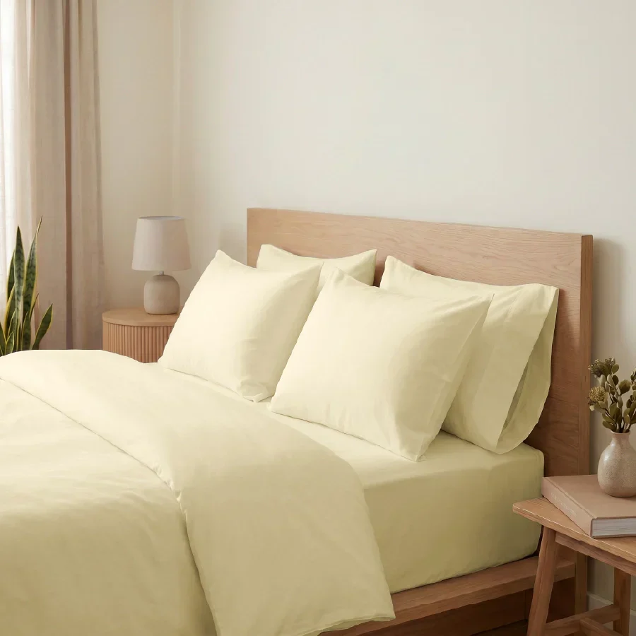 Bedsheet Set | 200TC Percale | 100% Cotton Single Size Bedsheet + 1 Pillow Case - Image 43