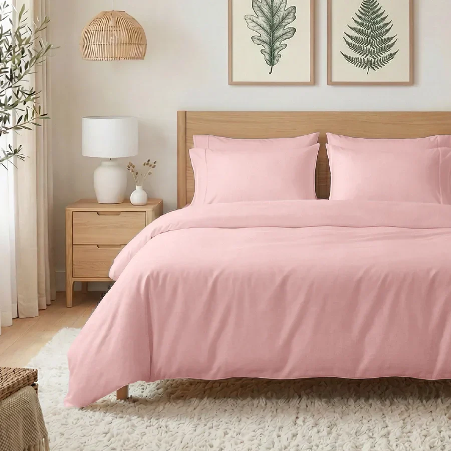 Bedsheet Set | 400TC Solid | 100% Cotton Single Size Bedsheet + 1 Pillow Case - Single - Image 31