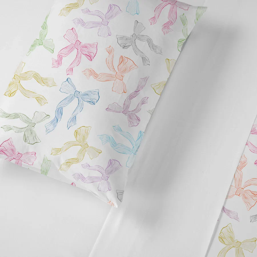 Bedsheet Set | Bow | 100% Cotton Single Size Bedsheet with 1 Pillow Case - Image 5