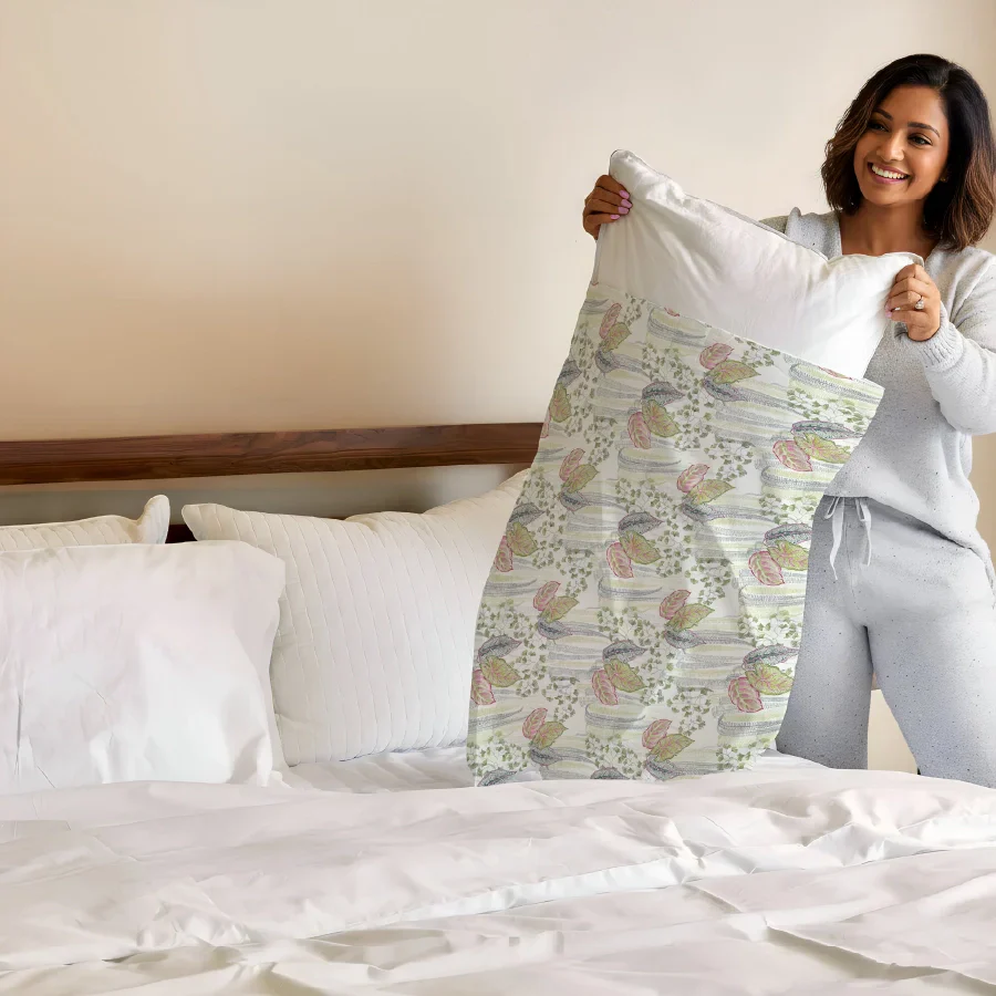 Bedsheet Set | Secret Groove | 100% Cotton Single Size Bedsheet with 1 Pillow Case - Image 10