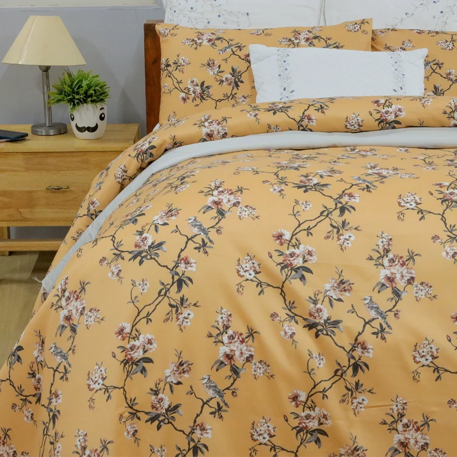 Duvet Cover | Cherry Blossom | 100% Cotton | Size : Double - Image 13