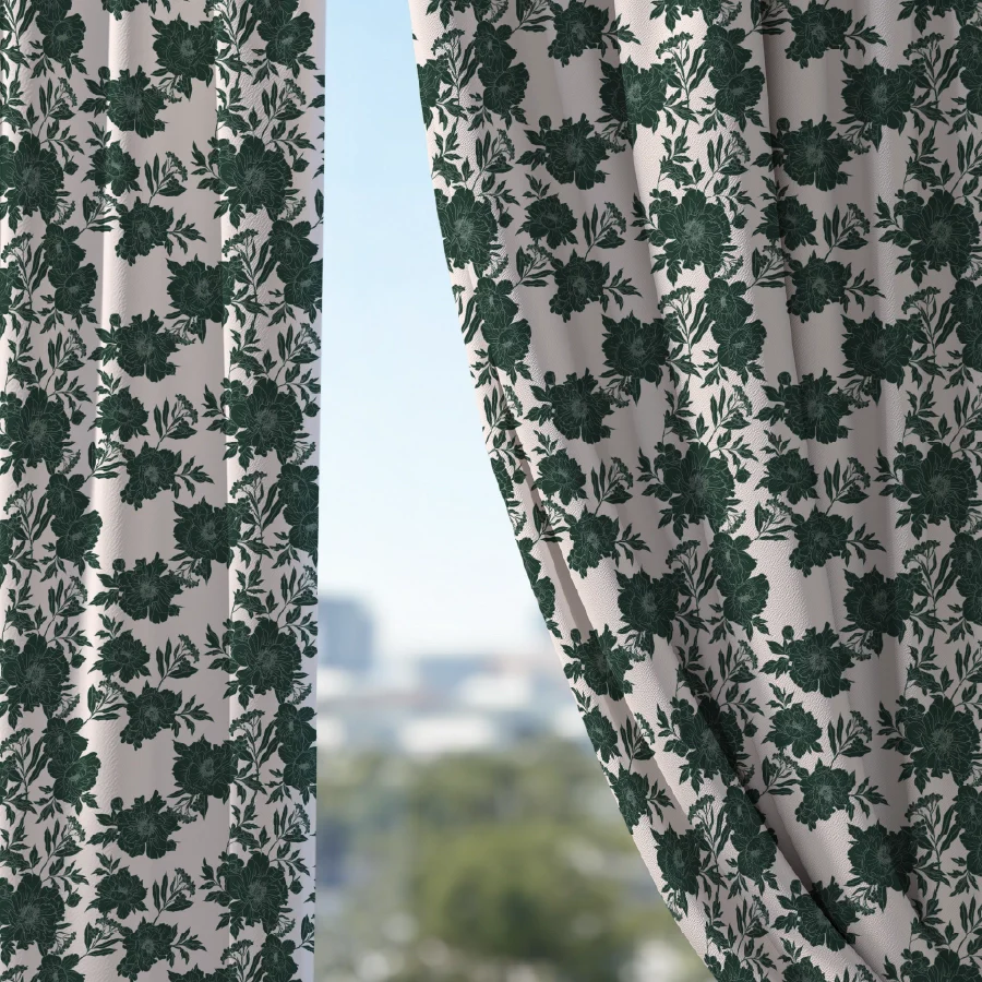 Dreamy Flora Curtain (Pack of 2) - Image 4
