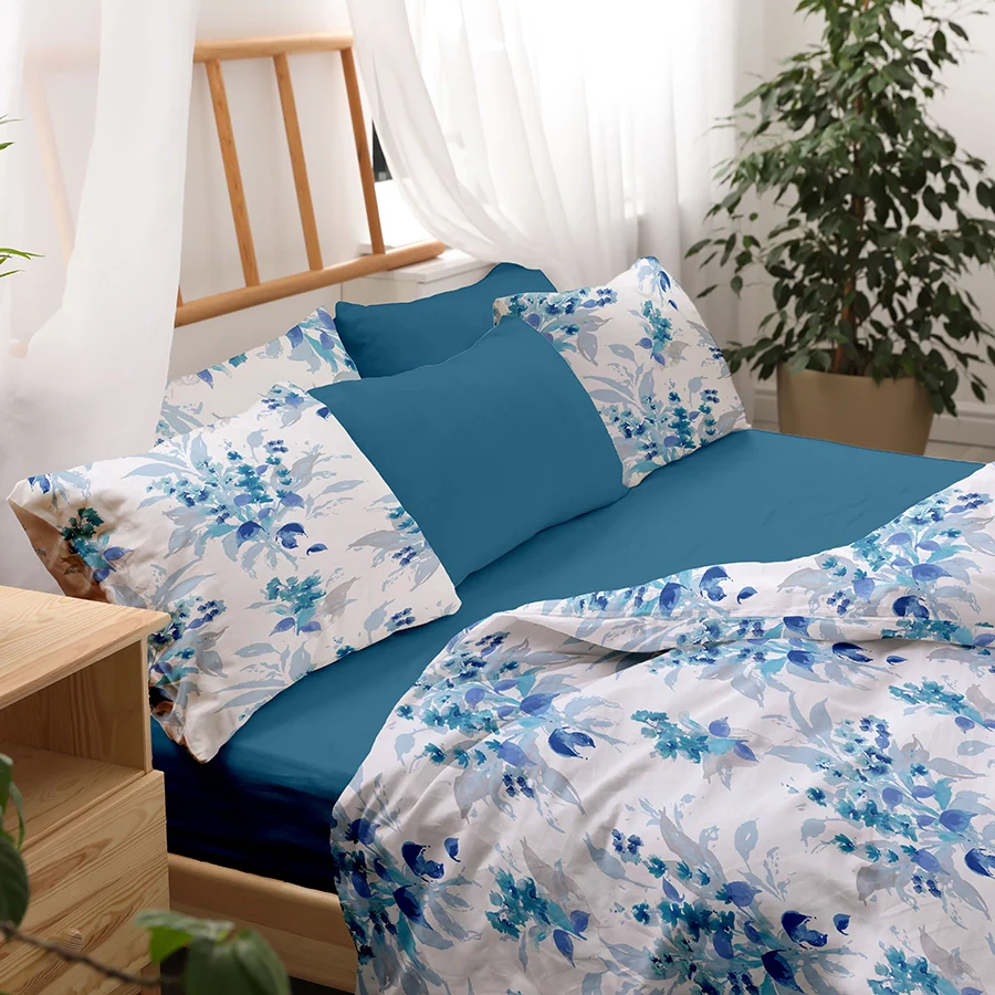 Duvet Cover | Vibrant Snapdragon | 100% Cotton | Size : Double - Image 4