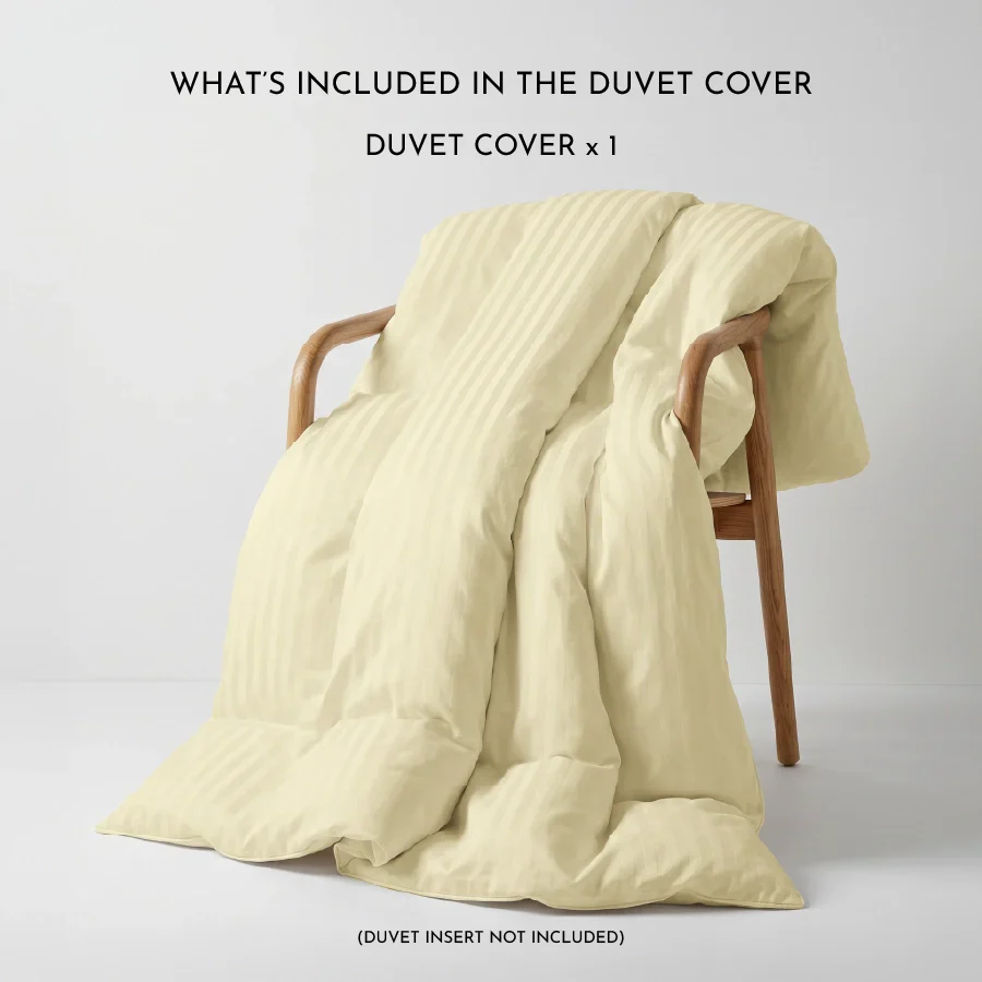 Duvet Cover | Striped Luxe | 100% Cotton | Size : Double | 300TC - Image 32