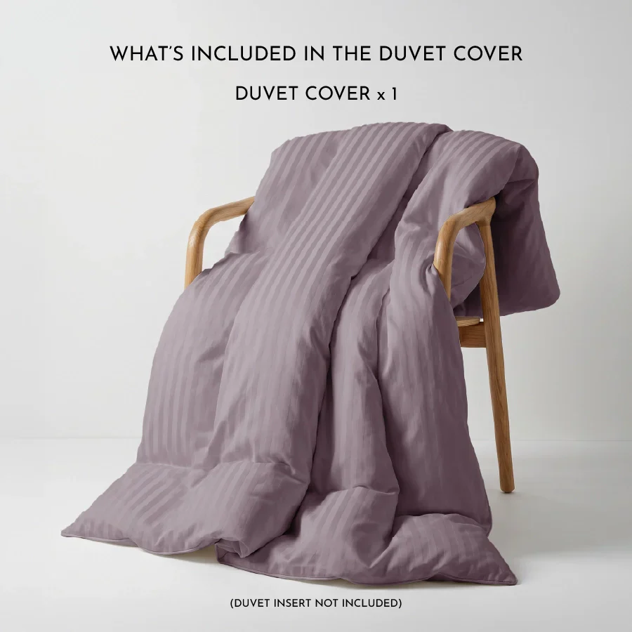 Duvet Cover | Striped Luxe | 100% Cotton | Size : Double | 300TC - Image 46