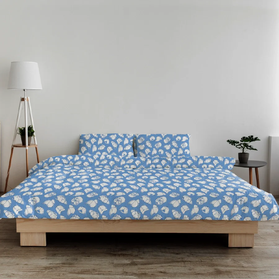 Duvet Cover | Caps | 100% Cotton | Size : Double - Image 3