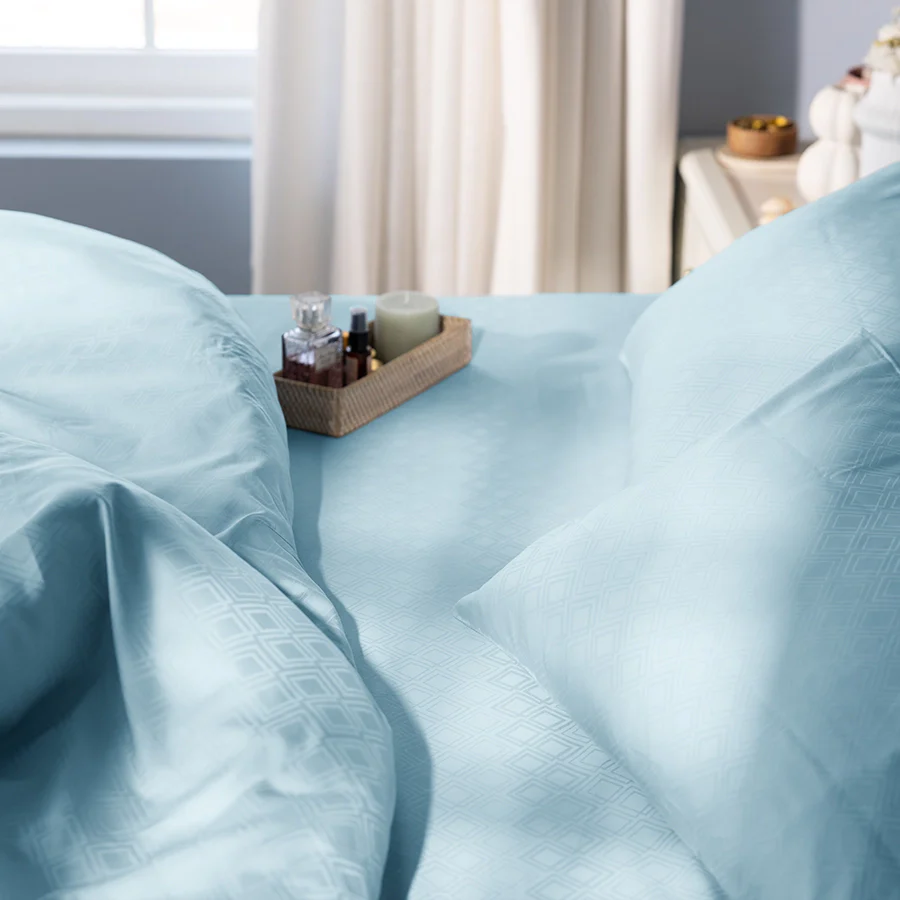 Duvet Cover | Dazzling Diamond Jacquard | 100% Cotton | Size : Double | 300TC - Image 16