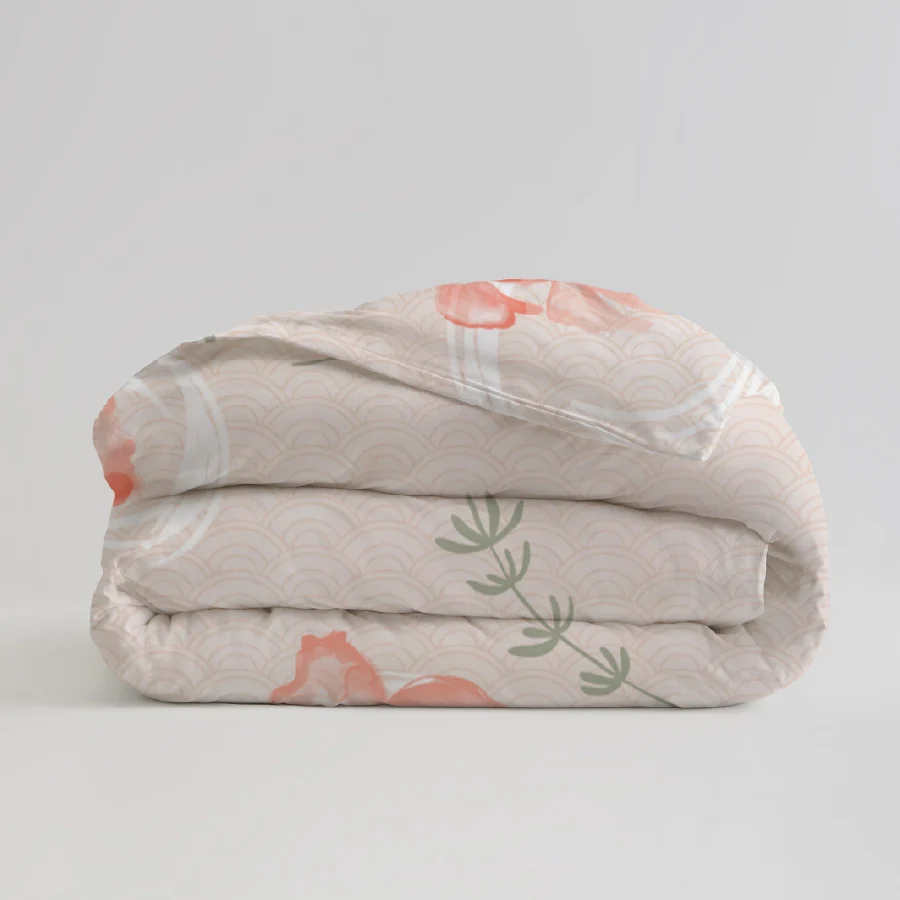 Duvet Cover | Koi Fish | 100% Cotton | Size : Double - Image 3