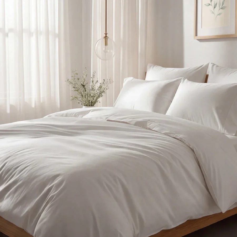 Duvet Cover | 1000TC Solid | 100% Cotton | Size : Double - Image 8