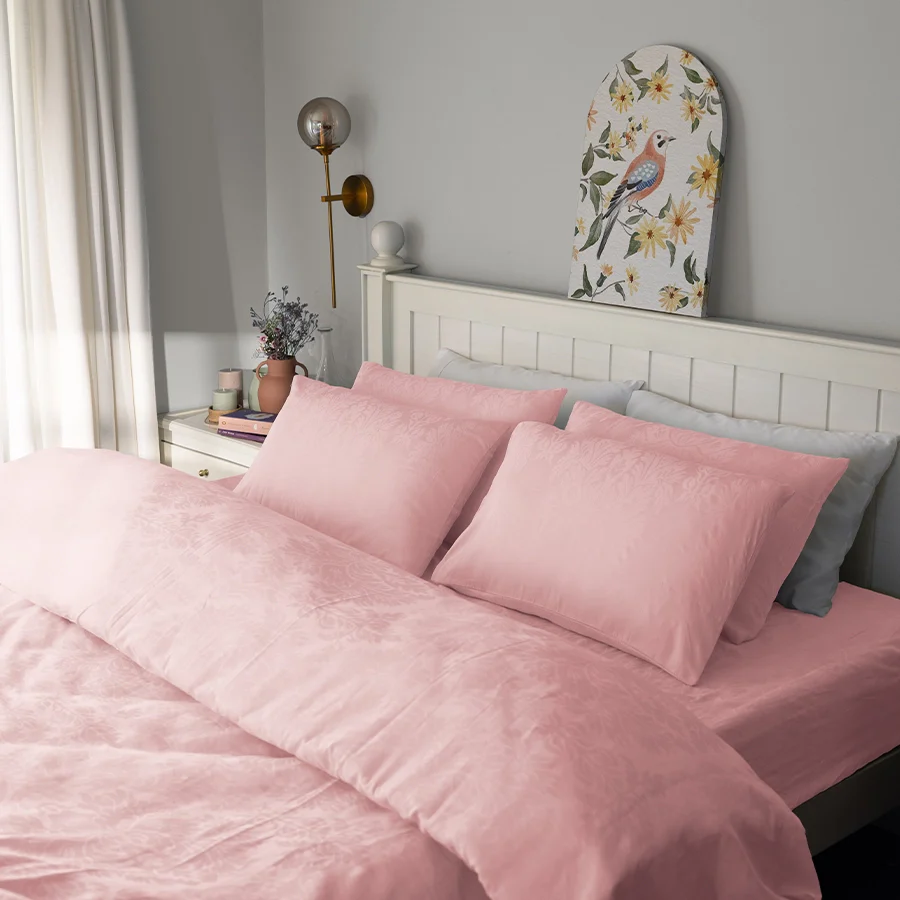 Duvet Cover | Symmetrical Jacquard | 100% Cotton | Size : Double | 300TC - Image 19