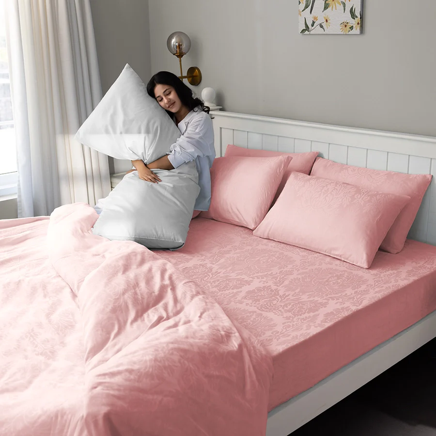 Duvet Cover | Symmetrical Jacquard | 100% Cotton | Size : Double | 300TC - Image 21