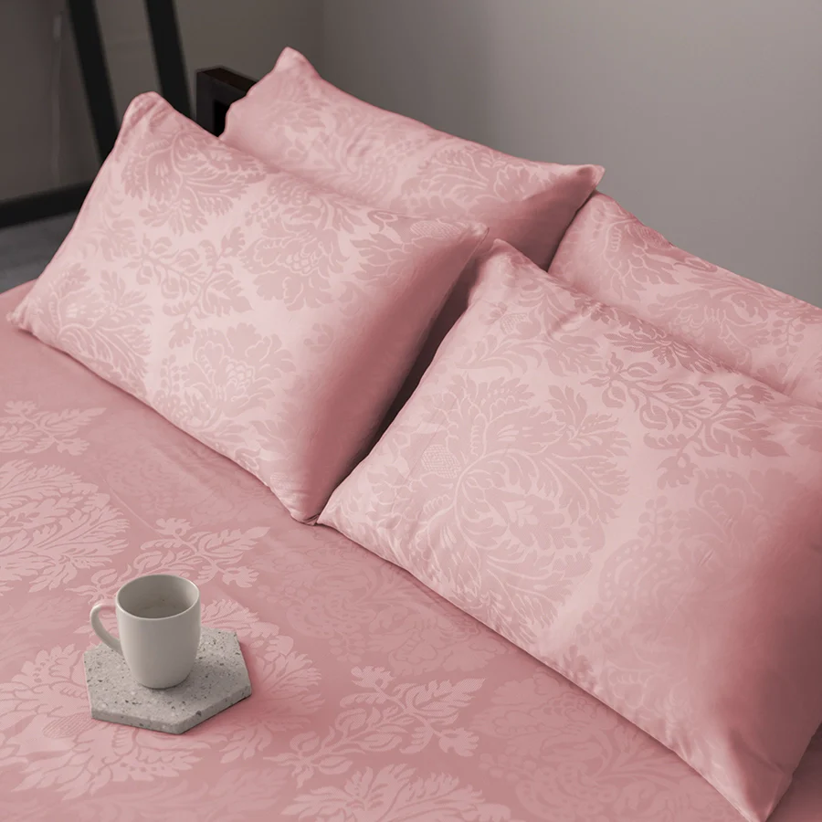 Duvet Cover | Symmetrical Jacquard | 100% Cotton | Size : Double | 300TC - Image 24