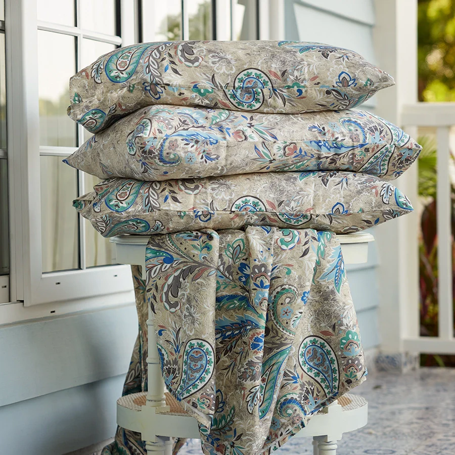 Fitted Bedsheet Set | Parsely Bohemian | 100% Cotton Bedsheet + 2 Pillow Cases [Sizes: King Bedsheets & Queen/ Double Bedsheets] - Image 3