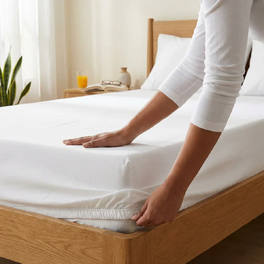 Fitted Bedsheet Set | 200TC Percale | 100% Cotton Bedsheet + 2 Pillow Cases [Sizes: King Bedsheets & Queen/ Double Bedsheets] - Image 19