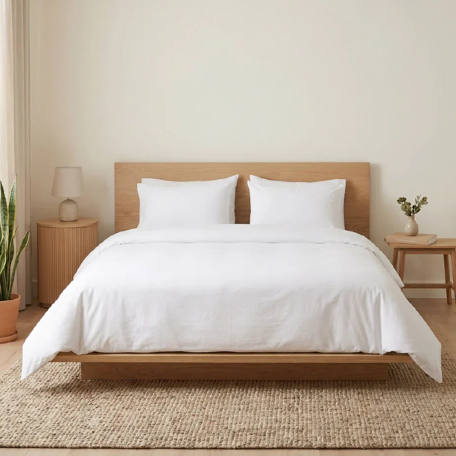 Fitted Bedsheet Set | 200TC Percale | 100% Cotton Bedsheet + 2 Pillow Cases [Sizes: King Bedsheets & Queen/ Double Bedsheets] - Image 24