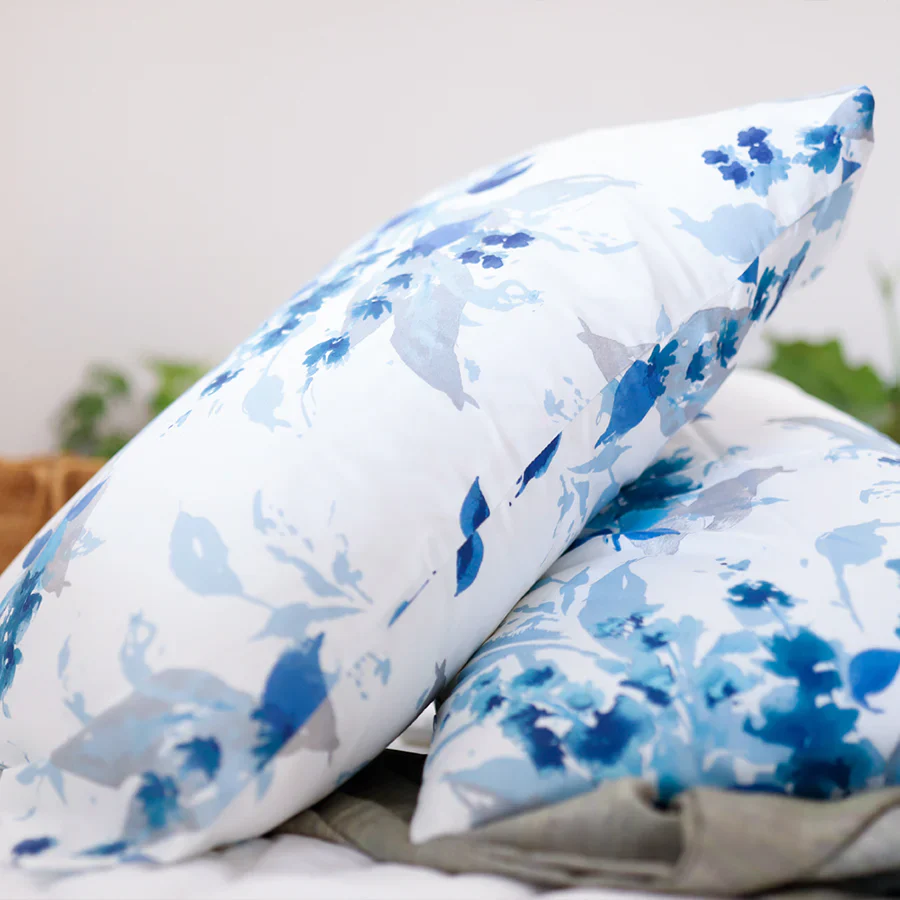 Fitted Bedsheet Set | Vibrant Snapdragon | 100% Cotton Bedsheet + 2 Pillow Cases [Sizes: King Bedsheets & Queen/ Double Bedsheets] - Image 3