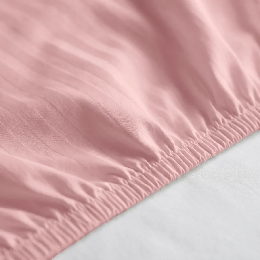 Fitted Bedsheet Set | Striped Luxe | 100% Cotton Bedsheet + 2 Pillow Cases [Sizes: King Bedsheets & Queen/ Double Bedsheets] | 300TC - Image 17