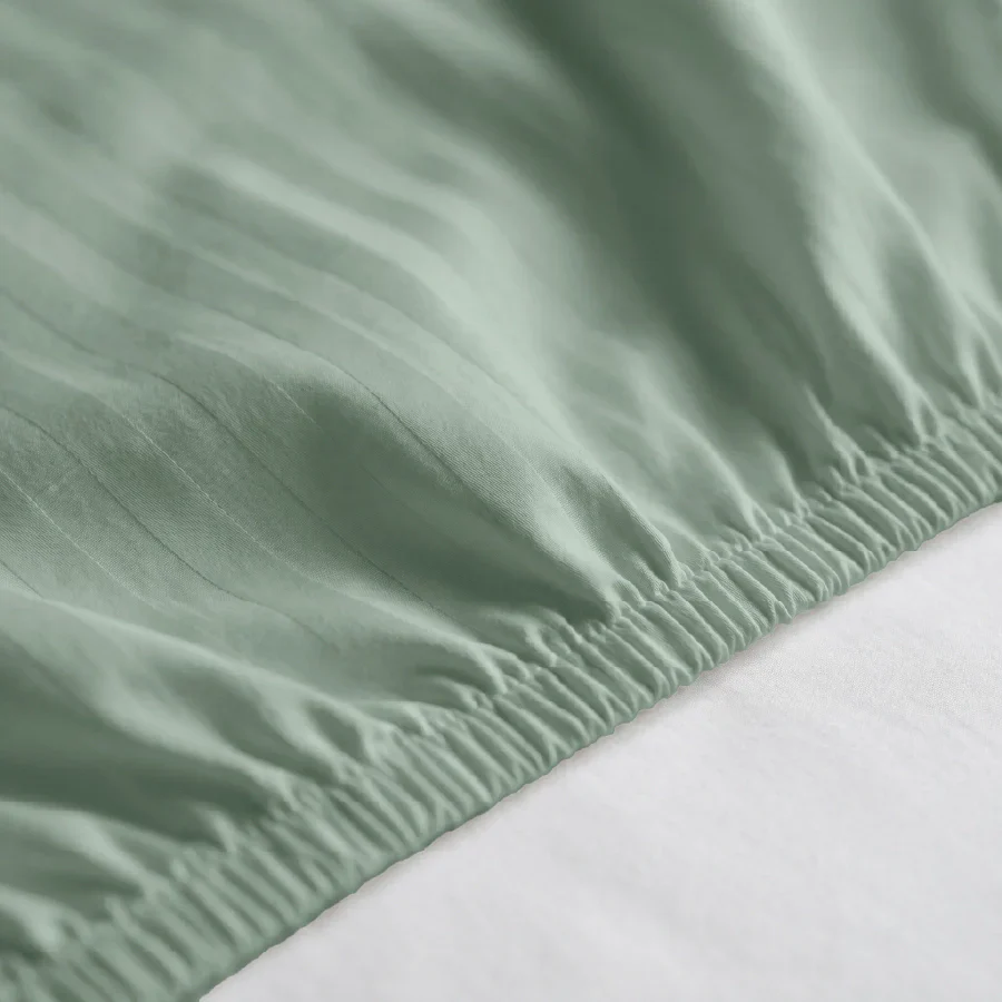 Fitted Bedsheet Set | Striped Luxe | 100% Cotton Bedsheet + 2 Pillow Cases [Sizes: King Bedsheets & Queen/ Double Bedsheets] | 300TC - Image 31
