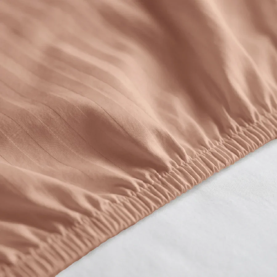 Fitted Bedsheet Set | Striped Luxe | 100% Cotton Bedsheet + 2 Pillow Cases [Sizes: King Bedsheets & Queen/ Double Bedsheets] | 300TC - Image 52