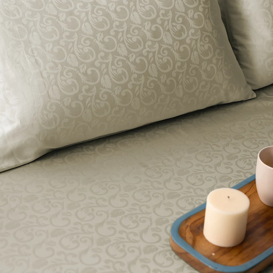 Bedding Bundle | Blooming Coral | 100% Cotton Bedsheet Set with Duvet Cover | 300TC - Image 10