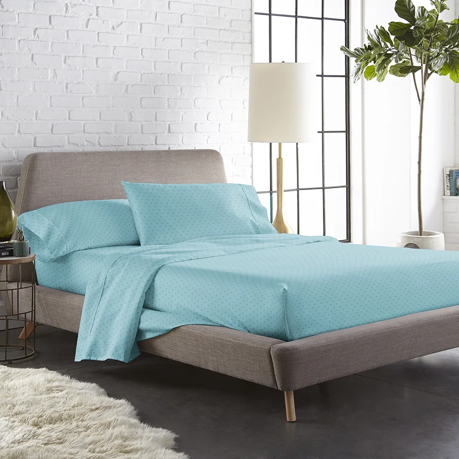 Bedding Bundle | Bedsheet Set with Duvet Cover | Swiss Dot | 300TC - Image 50