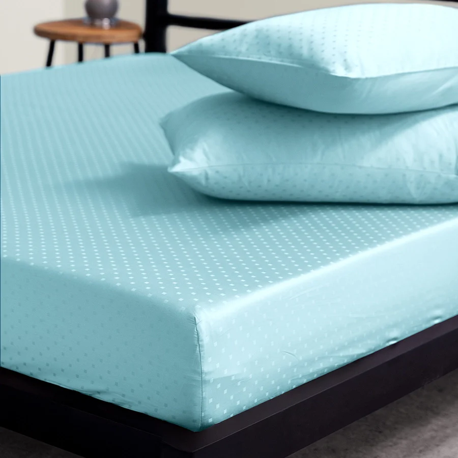Bedding Bundle | Bedsheet Set with Duvet Cover | Swiss Dot | 300TC - Image 54