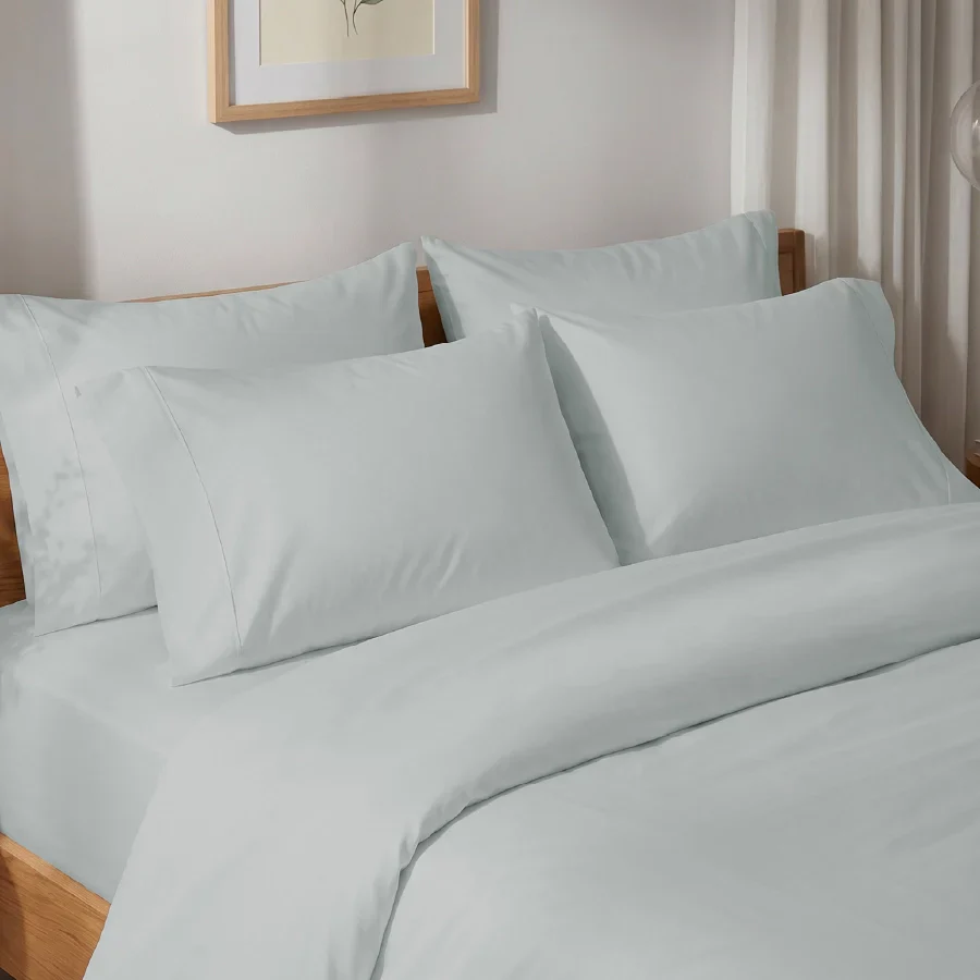 Bedsheet Set | 1000TC Solid | 100% Cotton King Size Bedsheet + 4 Pillow Cases - Image 23