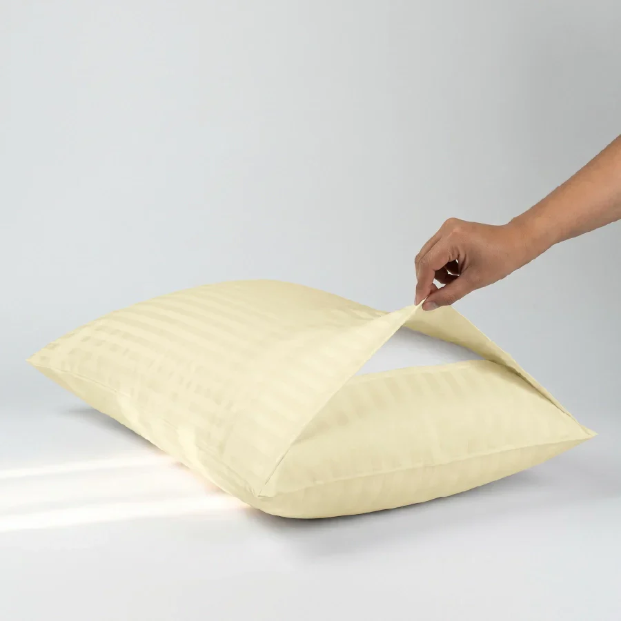 Pillow Cover | Striped Luxe | 100% Cotton | Pack of 2 Pillow Cases | 300TC - Image 31