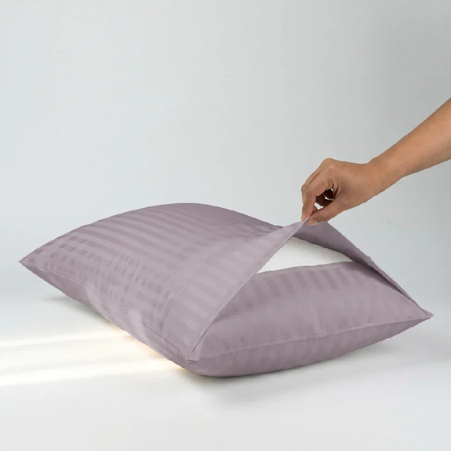 Pillow Cover | Striped Luxe | 100% Cotton | Pack of 2 Pillow Cases | 300TC - Image 52