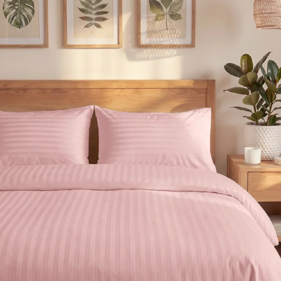Pillow Cover | Striped Luxe | 100% Cotton | Pack of 2 Pillow Cases | 300TC - Image 8