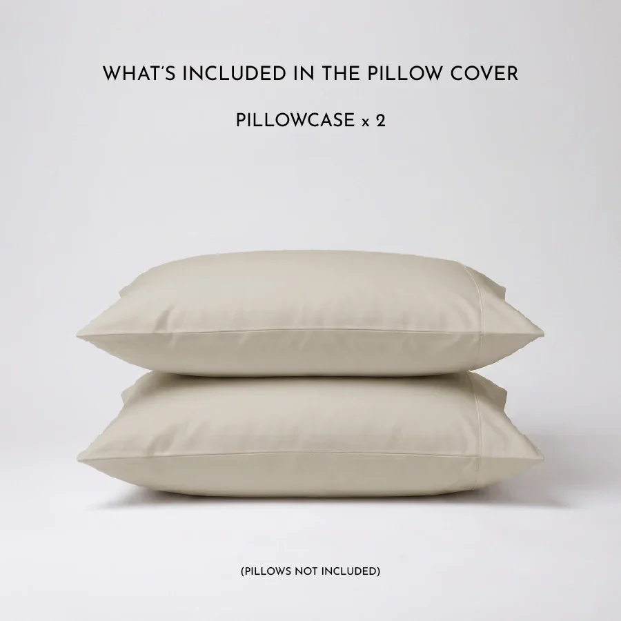 Pillow Cover | 1000TC Solid | 100% Cotton | Pack of 2 Pillow Cases - Image 18