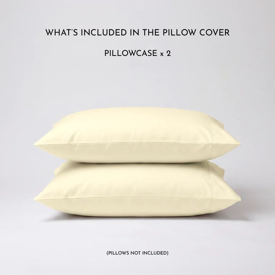 Pillow Cover | 1000TC Solid | 100% Cotton | Pack of 2 Pillow Cases - Image 32